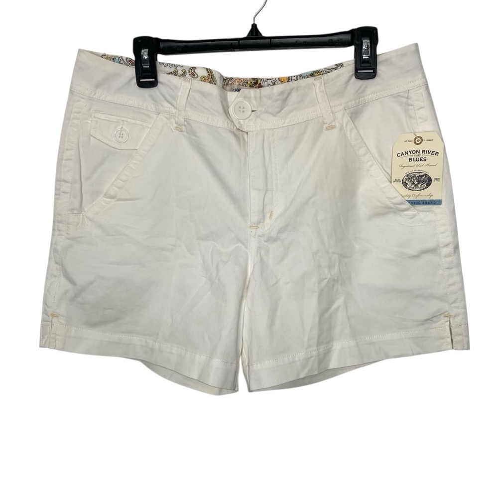 Canyon River Blues White Cotton Shorts NWT